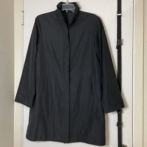 Vintage Fendi Made in Italy Black Trench coat with Pockets size XL